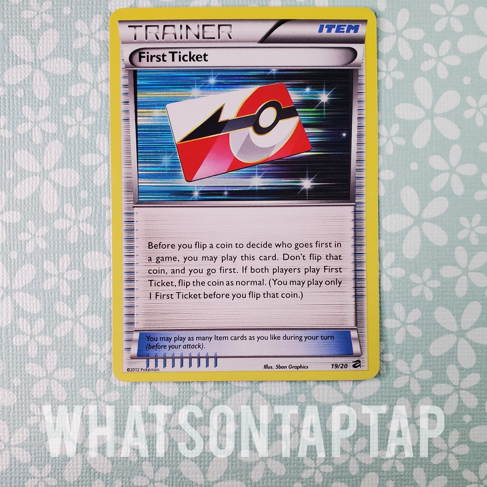 Pokemon Card First Ticket 19/20 Holo Rare Black White Dragon Vault Singles LP