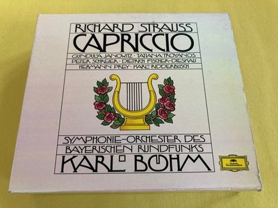 Richard Strauss: Capriccio CD 1987 Opera Deutsche Grammophon Bohm Janowitz