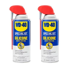 Wd-40 Specialist Silicone Quick Drying General Purpose Lubricant 11 oz (2-Pack)