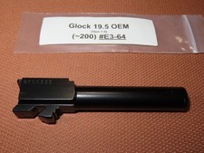 Glock 19 Factory OEM Barrel Black - Used - G19 Gen 5 MARKSMAN, Fits Gen 1-5 9mm