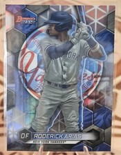 2023 Bowman's Best #TP-14 Roderick Arias Top Prospects Refractor AND Base Lot 