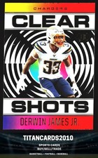 Derwin James Jr. 2021 Panini Illusions Clear Shots Los Angeles Chargers #CS-6