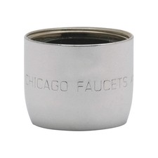 CHICAGO FAUCETS E73JKABCP Laminar Outlet,Brass,13/16 in - 24 48YD49