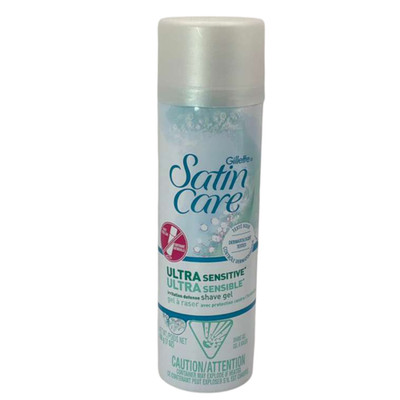 Gillette Satin Care Ultra Sensitive Women's Shave Gel 7 Oz (FREE SHIPPING)