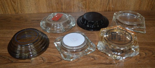 Lot of 6 Vintage Glass Ashtrays Souvenir Hotel Motel Inn Restuarant - Picture 10 of 10