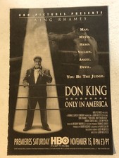 Don King Only In America Movie Print Ad Ving Rhames Jeremy Piven TPA12