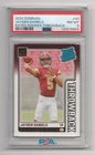 2024 Donruss Throwback JAYDEN DANIELS Rated Rookie #43 PSA 8