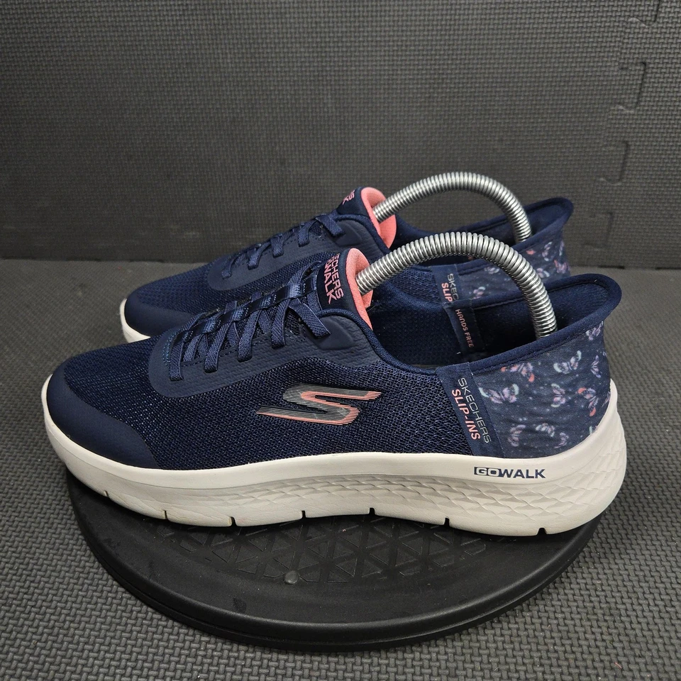 Skechers Shoes Womens Size 9.5 Navy Go Walk Slip-ins Memory Foam SN 124823 - Image 3 of 4