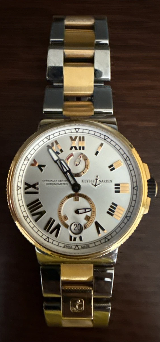 値下げ！Marine Chronometer Ulysse Nardin Ulysse Nardin Marine Men Rose Gold Case Wristwatches for sale | eBay