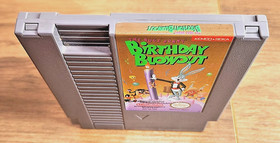 Nintendo NES The Bugs Bunny Birthday Blowout - CART & MANUAL *Tested & Works*