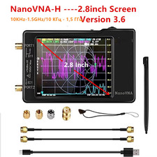 Analizzatore Antenna NanoVNA-H Rete Vettoriale 1.5GHz SWR Tester Digitale Slot S