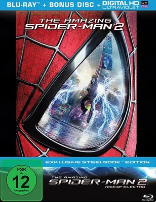 The Amazing Spider-Man 2: Rise of Electro [Steelbook, 2 Discs]