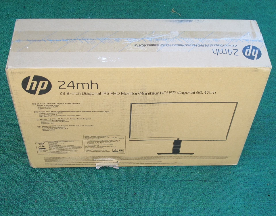 HP 23.8" 24mh FHD IPS Monitor 1080p HDMI DP VGA - Brand New & Factory Sealed! - Image 4 of 4