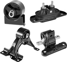 Engine Motor Mount and Transmission Mount Kit Replacement, Set of 4, Compatible