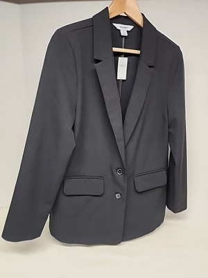 Old Navy Classic Double-Weave Blazer - Black Jack Size M Classic Office Workcore