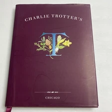 Vintage 1994 Charlie Trotter's Cookbook Chicago Hardcover Ten Speed Press