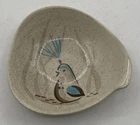 Vintage Red Wing Pottery Bob White Quail 5 3/4" Fruit Dessert Bowls