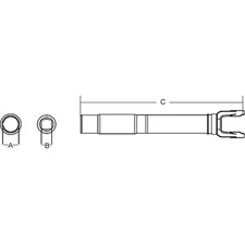 A-11104458-AI Yoke Tube & Sleeve Assembly