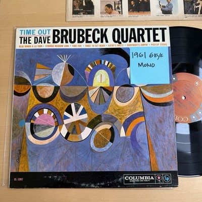 1961 The Dave Brubeck Quartet ''Time Out'' LP Columbia 6-Eye US Mono Pressing VG+
