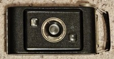 Vintage Jiffy Kodak Six-20 Series II Folding Camera 1940's Twindar Lens w case