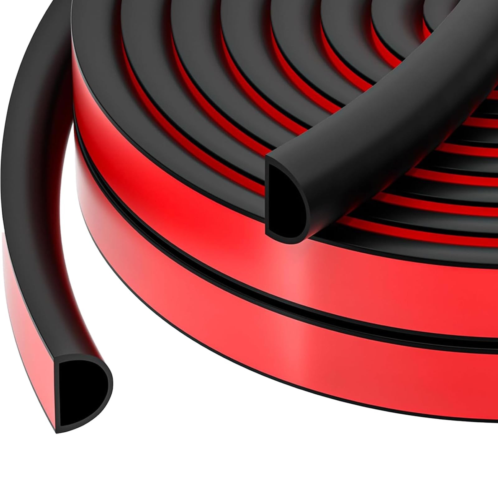 RAINFLOW 20FT Weather Stripping Door Seal - Self Adhesive Door Weather Stripp...