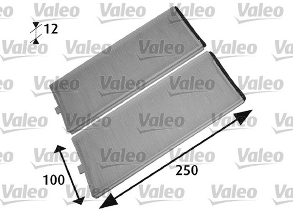 Innenraumfilter Valeo Essential 715525 Partikelfilter FüR Getz Hyundai TB Accent-image