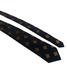 Wemlon By Wembley Mens Tie Blue Gold Vintage Washable Office Work Formal Gift