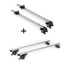 2x Fahrradträger Bike Pro+Dachträger KING1 für für Audi A3 8PA Sportback 5Tür 4-