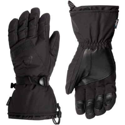 ROSSIGNOL Men's Type Waterproof Black Gloves (RLJMG06-200) Size XL