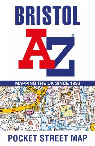 Bristol a-Z Pocket Street Map by A-Z Maps (2023, Sheet Map, Folded)