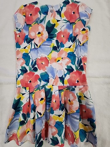 Gymboree Girls Floral Knit Dress Size 10 Preowned - Picture 5 of 6