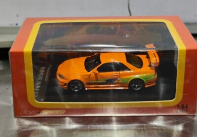 Fast Speed Nissan Skyline GT-R R34 FnF Livery Orange Color | eBay