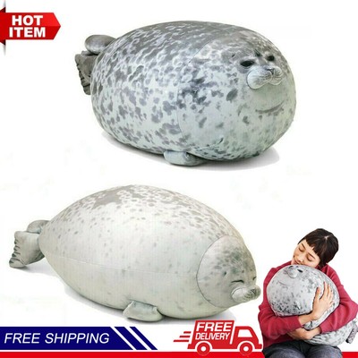 Chubby Blob Seal Plush Doll Pillow Stuffed Cartoon Cute Gift | eBay