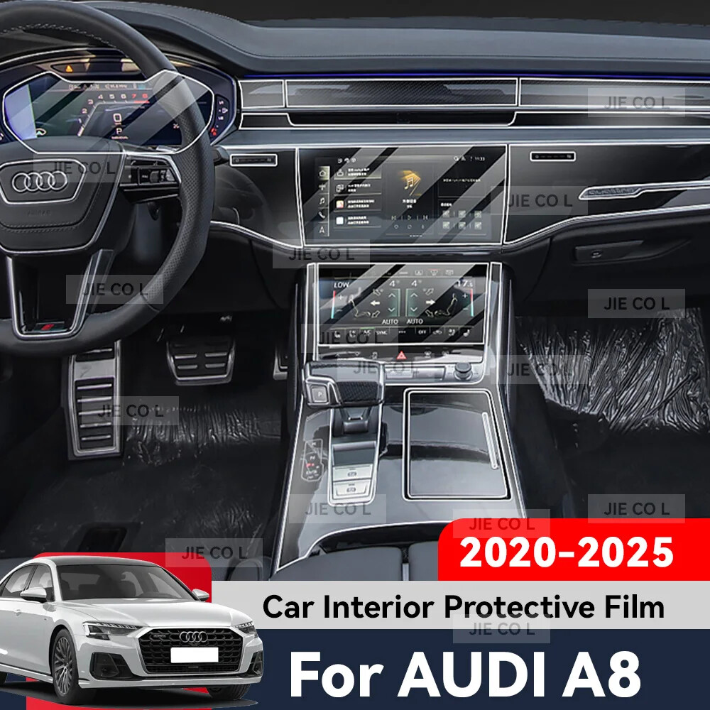 Central Control TPU Navigation interior Protection Film Navigation For AUDI A8
