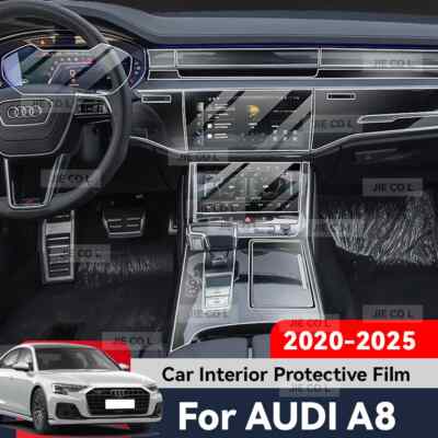 Central Control TPU Navigation interior Protection Film Navigation For AUDI A8