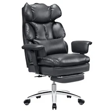 High Back Leather Executive Ergonomic Office Chair Swivel Desk Heavy Duty Chair 