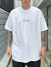 Vintage Google I’m Feeling Lucky Employee Tech Tee Shirt Silicon Valley XXL Y2k