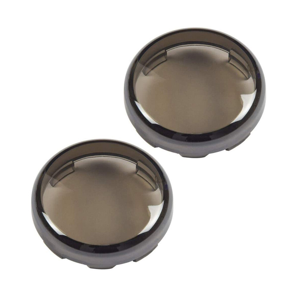 4x Smoke Turn Signal Lens Covers For Harley Davidson Sportster Touring Dyna 01-15
