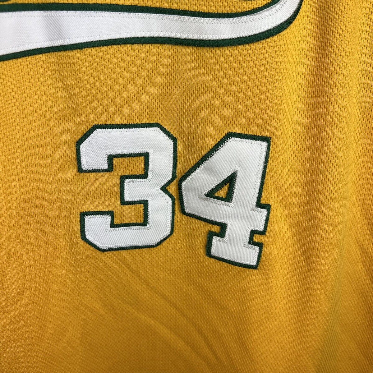 Vintage Rebook Seattle Sonics Ray Allen #34 Jersey Supersonics NBA Size 56