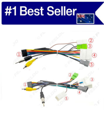 ISUZU DMAX 2012-20 POWER / STEERING / ANTENNA / CAMERA ADAPTER CABLE FOR ANDROID