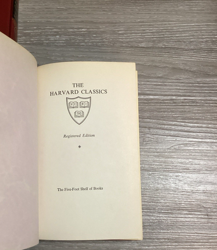 Harvard Deluxe Edition 1963 Classics 2 Volumes 35 and 36 Five-Foot Shelf Books - Picture 10 of 17