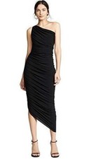 SALE!!! AUTH Norma Kamali Diana Gown Black Women's Dress X-SMALL/34 $215