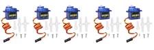 5 X Servo Motor Fixed Wing Airplane Model Remote DIY Driver Module SG90 - USA