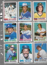 1982 Topps Traded Baseball Finish Your Set