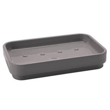 Seifenablage GEDY Linie Seventy aus Resin Farbe Grau