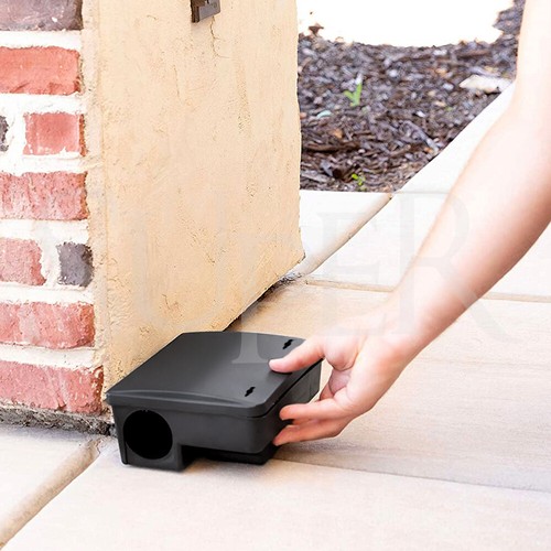1/3/6X Defence Rat Bait Station Trap Lockable Control Boxes Rodent Poison Mouse - Picture 11 of 16