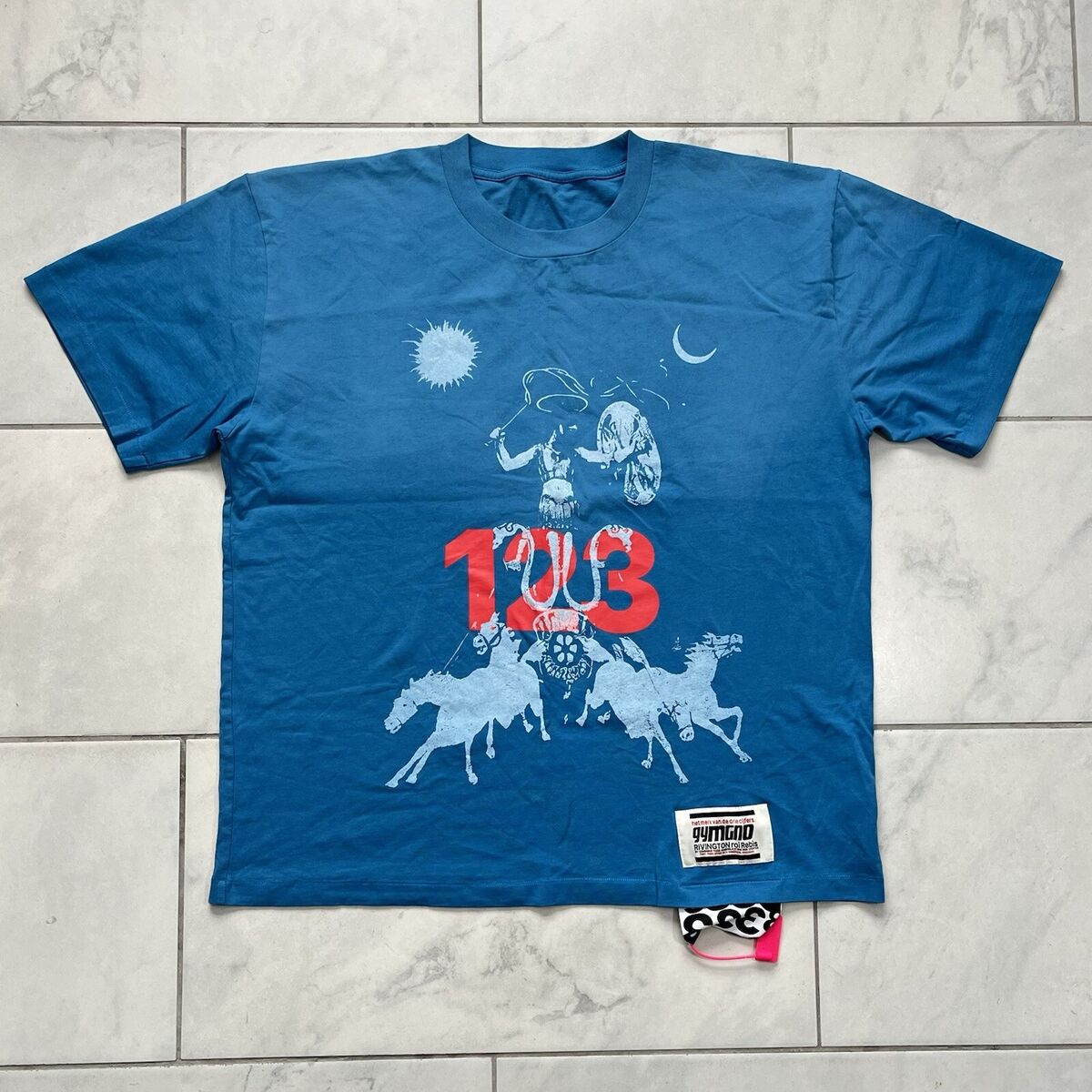 Rivington Roi Rebis RRR 123 Shirt 2 Blue Mens Gymgno Holy Rivington Roi Rebis RRR 123 Shirt 2 Blue Mens Gymgno Holy