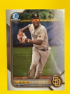VENDRY ROJAS 2022 Bowman Draft Chrome #BDC-2 San Diego Padres
