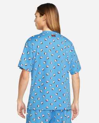 NIKE × HELLO KITTY Tシャツ Nike x Hello Kitty T-Shirt University Blue DR5520-412 Size M from
