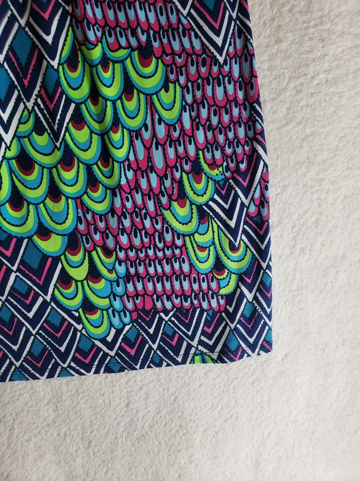 PALM ANGELS Abito donna Istituito 1962 10 Petite verde astratto poli B senza maniche cambio K